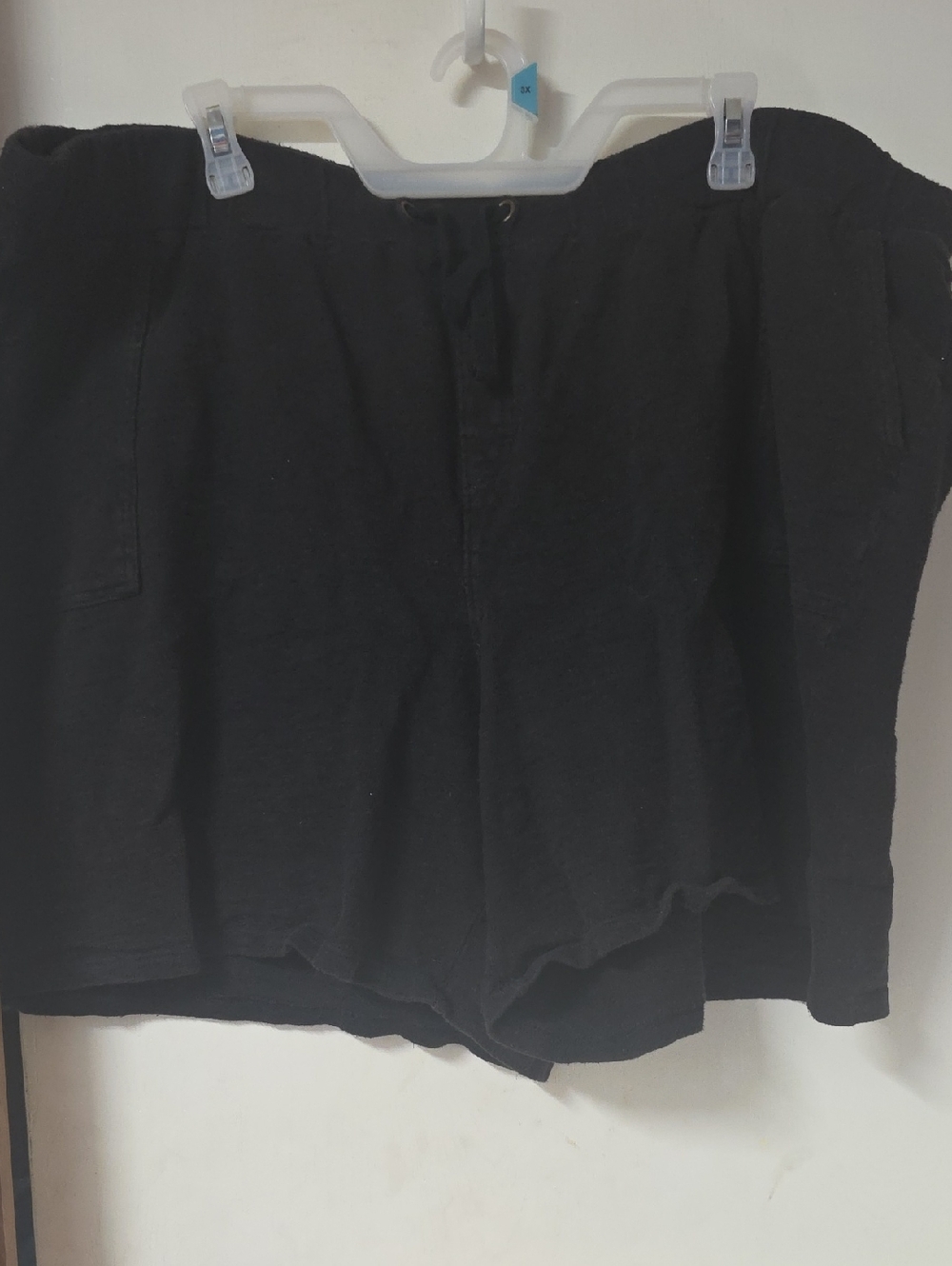 Terra & Sky Black Casual Pull-On Shorts